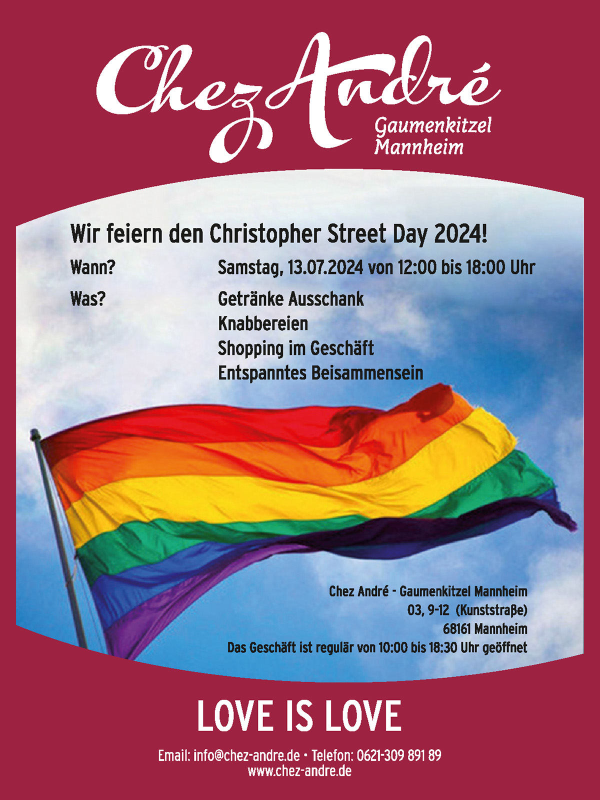 Wir feiern den CSD 20234 in Mannheim